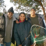 Lovin’ family time; Stix Hooper, Meghan Hooper White, Trevor Hooper