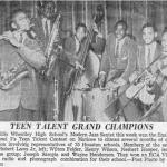 Teen Talent Grand Champions; Hubert Laws, Wilton Felder, Henry (LaLa) Wilson, Stix Hooper, Joe Sample, Wayne Henderson